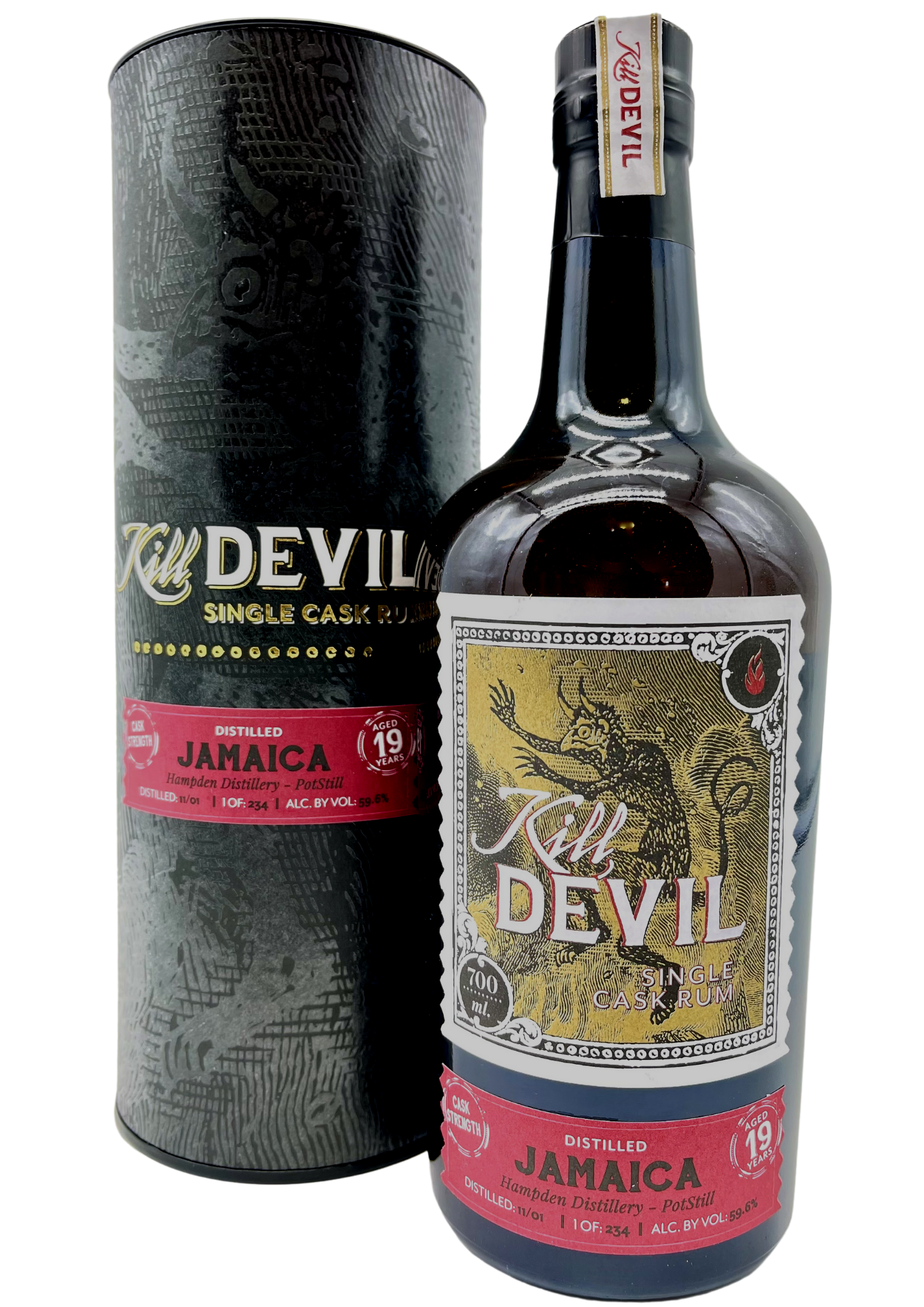 KILL DEVIL Jamaica 19 ans Hampden Distillery 59.6%